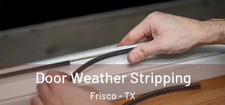  Door Weather Stripping Frisco - TX