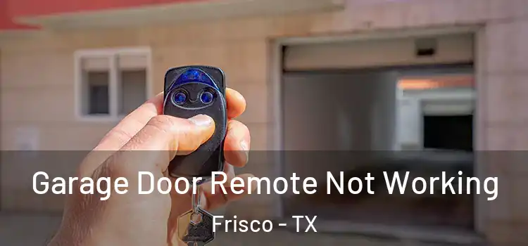  Garage Door Remote Not Working Frisco - TX
